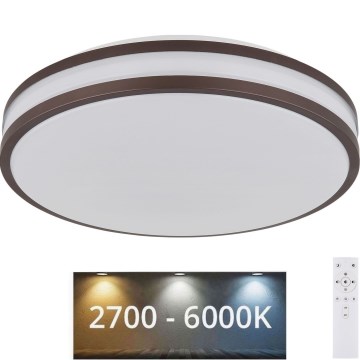 Globo - Dimmbare LED-RGBW-Deckenleuchte LED/18W/230V 2700-6000K + Fernbedienung