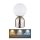 Globo - Dimmbare LED-Tischleuchte mit Touch-Funktion LED/2,5W/3,7V 2700K/4000K/6500K 1800 mAh USB matt Chrom