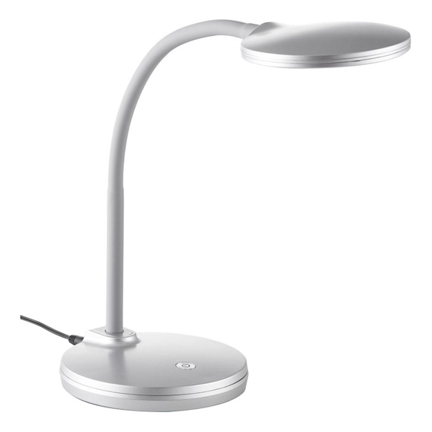 Globo - Dimmbare LED-Tischleuchte mit Touch-Funktion LED/4W/230V silbern