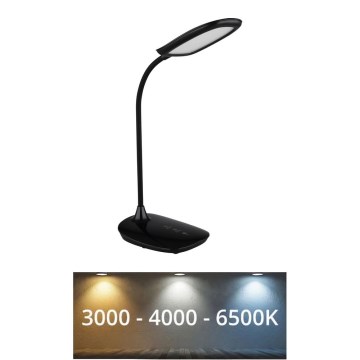 Globo - Dimmbare LED-Tischleuchte mit Touch-Funktion LED/9W/230V 3000K/4000K/6500K CRI 90 schwarz