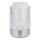 Globo - Dimmbare Touch-LED-Tischlampe, 1W/5V, 3000K, 1200 mAh, silber