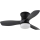 Globo - Dimmbarer Deckenventilator LED/15W/230V 2700-6500K schwarz + Fernbedienung