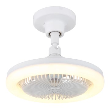 Globo - Dimmbarer LED-Deckenventilator LED/20W/230V 3000-6500K weiß + Fernbedienung