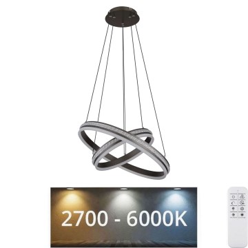 Globo - Dimmbarer LED-Kronleuchter an Aufhängung LED/60W/230V 2700K-6000K + Fernbedienung