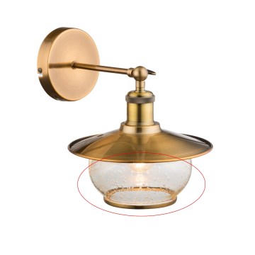 Globo - Ersatzglas für Leuchte NEVIS E27