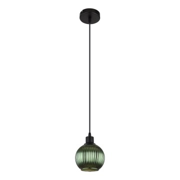 Globo - Hängeleuchte 1xE27/25W/230V d 15 cm grün