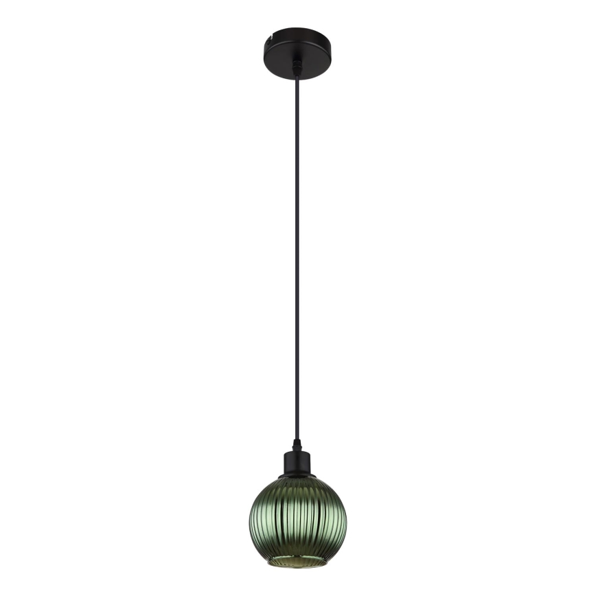 Globo - Hängeleuchte 1xE27/25W/230V d 15 cm grün