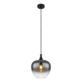 Globo - Hängeleuchte 1xE27/40W/230V d 24 cm schwarz