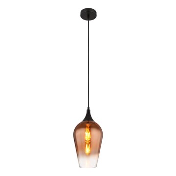 Globo - Hängeleuchte 1xE27/60W/230V d 18 cm kupfern