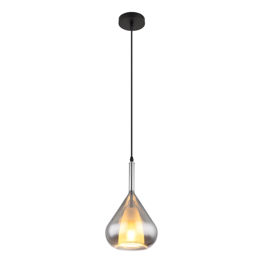 Globo - Hängeleuchte 1xE27/60W/230V d 20 cm schwarz