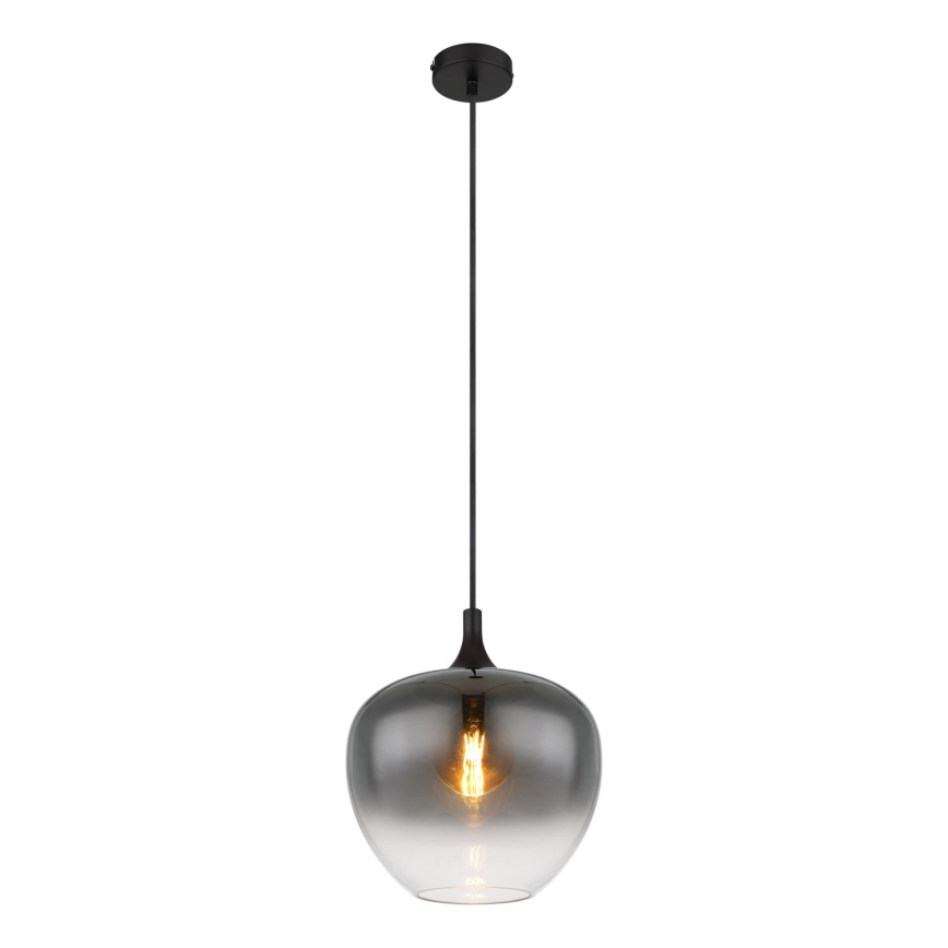 Globo - Hängeleuchte 1xE27/60W/230V d 29 cm schwarz
