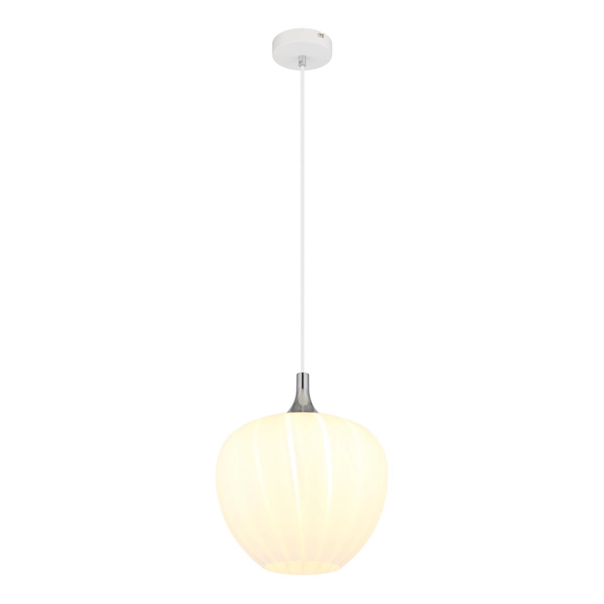 Globo - Hängeleuchte 1xE27/60W/230V d 29 cm weiß