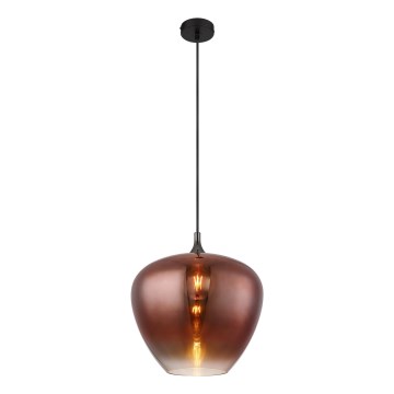 Globo - Hängeleuchte 1xE27/60W/230V d 40 cm kupfern
