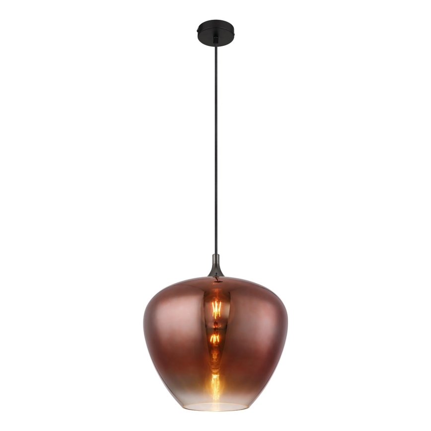 Globo - Hängeleuchte 1xE27/60W/230V d 40 cm kupfern