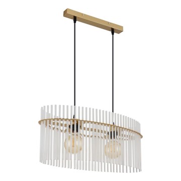 Globo - Hängeleuchte 2xE27/60W/230V golden