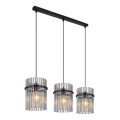 Globo - Hängeleuchte 3xE27/60W/230V schwarz