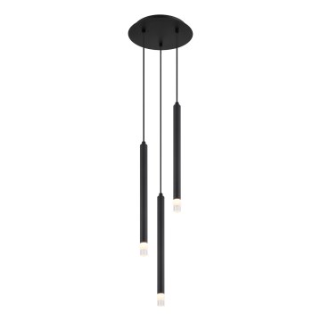 Globo - Hängeleuchte 3xG9/4W/230V d 24 cm schwarz