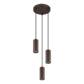 Globo - Hängeleuchte 3xGU10/25W/230V braun