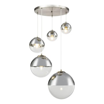 Globo - Hängeleuchte an Schnur 5xE27/60W/230V d 65 cm
