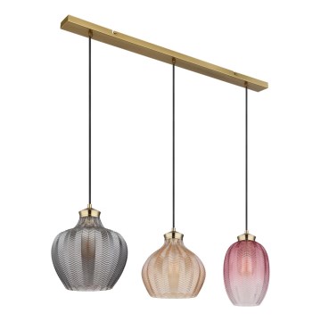 Globo - Hängeleuchte mit Kabelabhängung, 3x E27/60W/230V