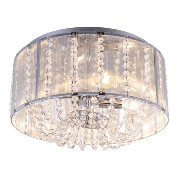 Globo - Kristalldeckenlampe 4xE14/40W/230V