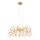 Globo - Kronleuchter an Aufhängung 8xG9/8W/230V d 61 cm golden