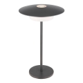 Globo - LED Außen-Tischlampe mit Touch-Bedienung, wiederaufladbar LED/3W/3,7V 1800/2700/3000K IP44 1800 mAh grau