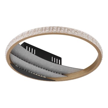Globo - LED-Deckenleuchte, 12 W, 230 V, 3000/4000/6000 K, Ø 29,5 cm, goldfarben