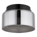 Globo - LED-Deckenleuchte 1xGX53/6W/230V d 13 cm rauchig/schwarz