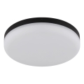 Globo - LED-Deckenleuchte LED/12W/230V 4000K d 22 cm schwarz