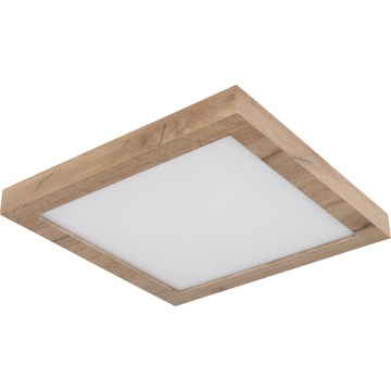 Globo - LED-Deckenleuchte LED/16W/230V braun