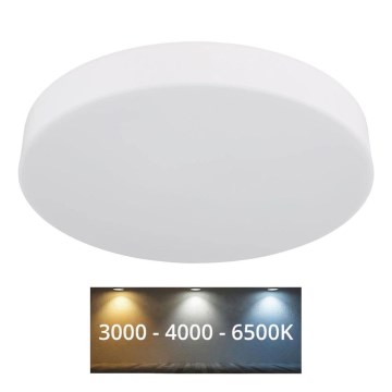 Globo - LED-Deckenleuchte LED/24W/230V 3000K/4000K/6500K d 30 cm weiß