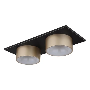 Globo - LED Deckenleuchte LED/24W/230V 3000K 46x20 cm Messing