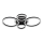 Globo - LED-Deckenleuchte LED/40W/230V 2700/4500/6500K Ø 35,5 x 53 cm schwarz