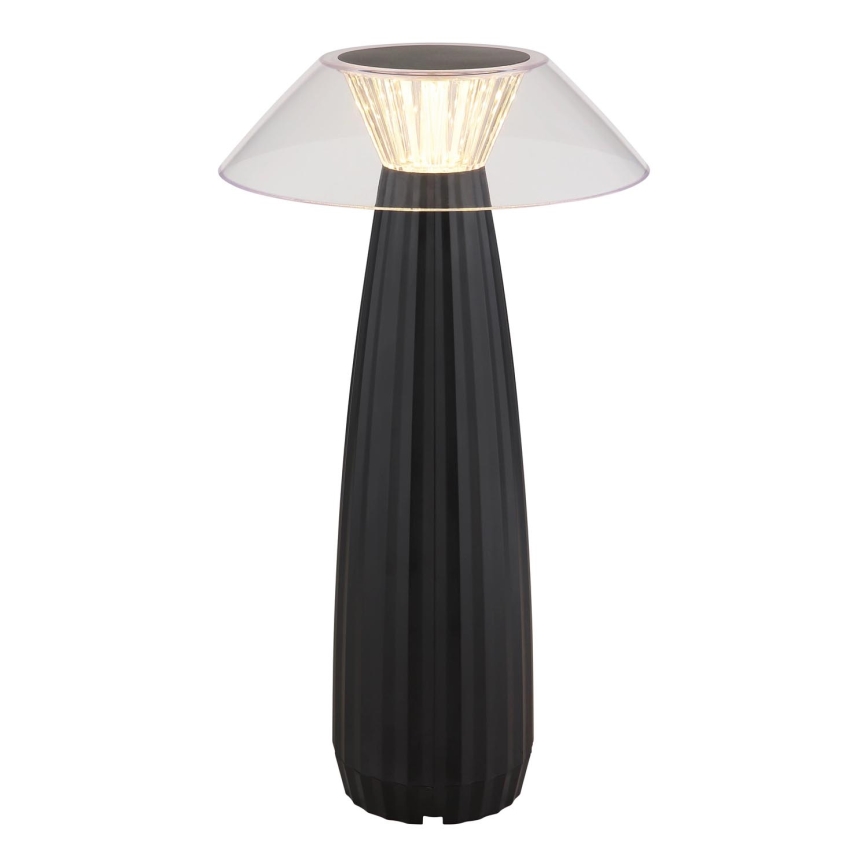 Globo - LED Dimm- und aufladbare Tischleuchte mit Touch-Funktion LED/1W/3,7V 3000K 1200mAh schwarz
