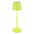 Globo - LED, dimmbar, mit Touch-Bedienung, wiederaufladbare Outdoor-Tischlampe 3-in-1 LED/3W/5V 3000/4000/5000K IP54 1800 mAh grün