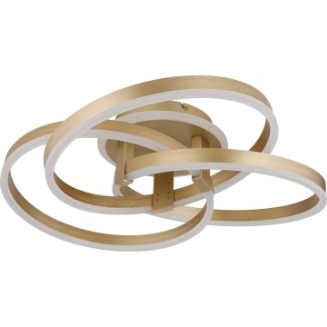 Globo - LED-dimmbare Deckenleuchte LED/56W/230V 2700-6000K 57,5x60 cm goldfarben + Fernbedienung