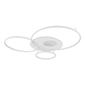 Globo - LED-dimmbare Deckenleuchte LED/70W/230V 2700-6000K 105x26,5 cm silber + Fernbedienung