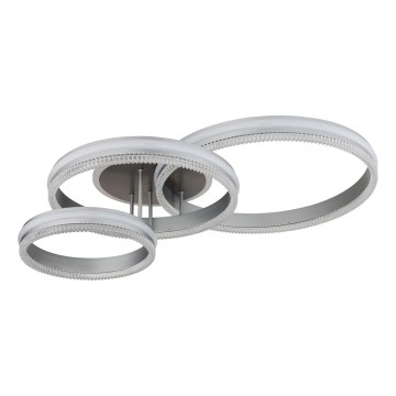 Globo - LED-dimmbare Deckenleuchte LED/72W/230V 2700-6000K silber + Fernbedienung