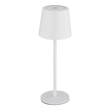 Globo - LED dimmbare Outdoor-Tischlampe mit Touch-Steuerung LED/2W/5V 3000/4000/6000K 2200 mAh IP44 Weiß