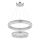 Globo - LED-dimmbare Pendelleuchte an Kabel LED/60W/230V 2700-6000K klar + Fernbedienung