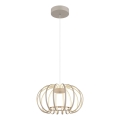 Globo - LED-dimmbare Pendelleuchte mit Seilabhängung LED/40W/230V 3000K