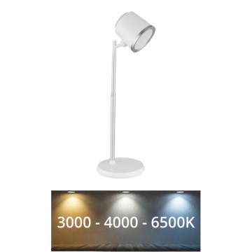 Globo - LED dimmbare Touch-Tischlampe 4in1 LED/6W/3,7V 3000K/4000K/6500K 1500 mAh USB weiß