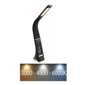 Globo - LED-dimmbare Touch-Tischleuchte mit Display LED/6,5W/230V 3000/4500/5800K schwarz