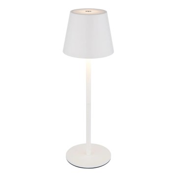 Globo - LED dimmbare, wiederaufladbare Touch-Outdoor-Tischlampe 3-in-1 LED/3W/5V 3000/4000/5000K IP54 1800 mAh Weiß