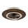 Globo - LED-dimmbarer Deckenventilator LED/36W/230V 2700-6000K schwarz + Fernbedienung