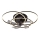 Globo - LED-dimmbarer Deckenventilator LED/40W/230V 3000-6500K schwarz + Fernbedienung