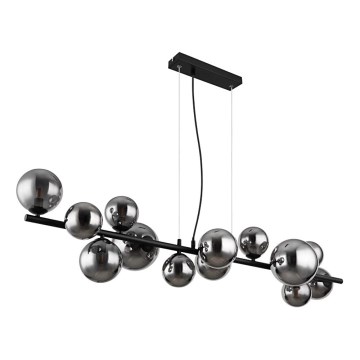 Globo - LED-Hängeleuchte 13xG9/3,5W/230V rauchig/schwarz