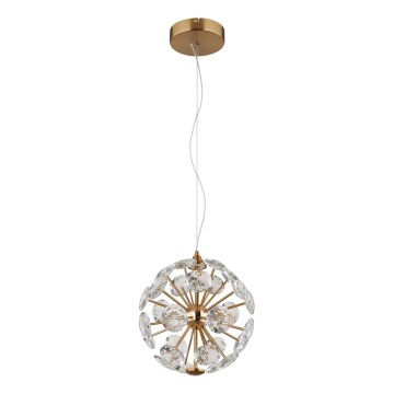 Globo - LED-Hängeleuchte mit Kabelaufhängung LED/12W/230V 3000K goldfarben
