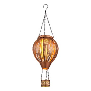 Globo - LED Hängende Solar-Dekoration 12xLED/0,02W/3V IP44 300 mAh fliegender Ballon